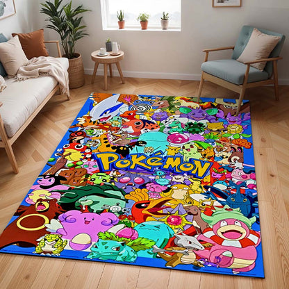 Pokémon Alle Charaktere 3 Teppich - TOK