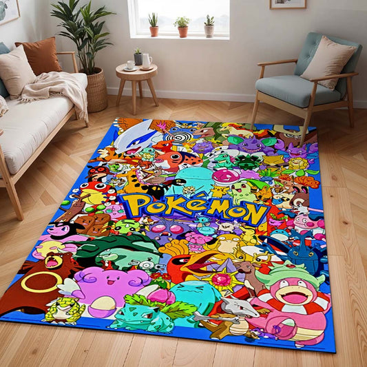 Pokémon Alle Charaktere 3 Teppich - TOK