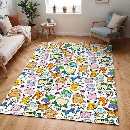 Pokémon Alle Charaktere 5 Teppich - TOK