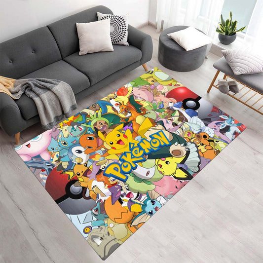 Pokémon Alle Charaktere Teppich - TOK