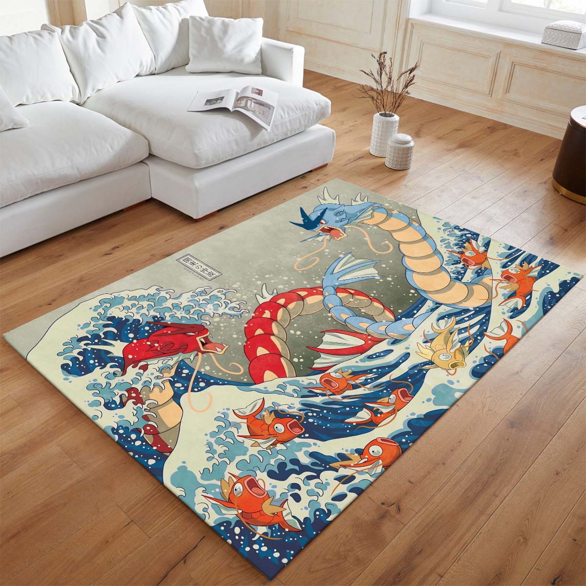 Pokémon Alle Charaktere Garados - Pokemon All Characters Gyarados Teppich - TOK 2