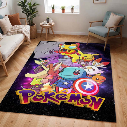 Pokémon Marvel Charaktere Teppich - TOK