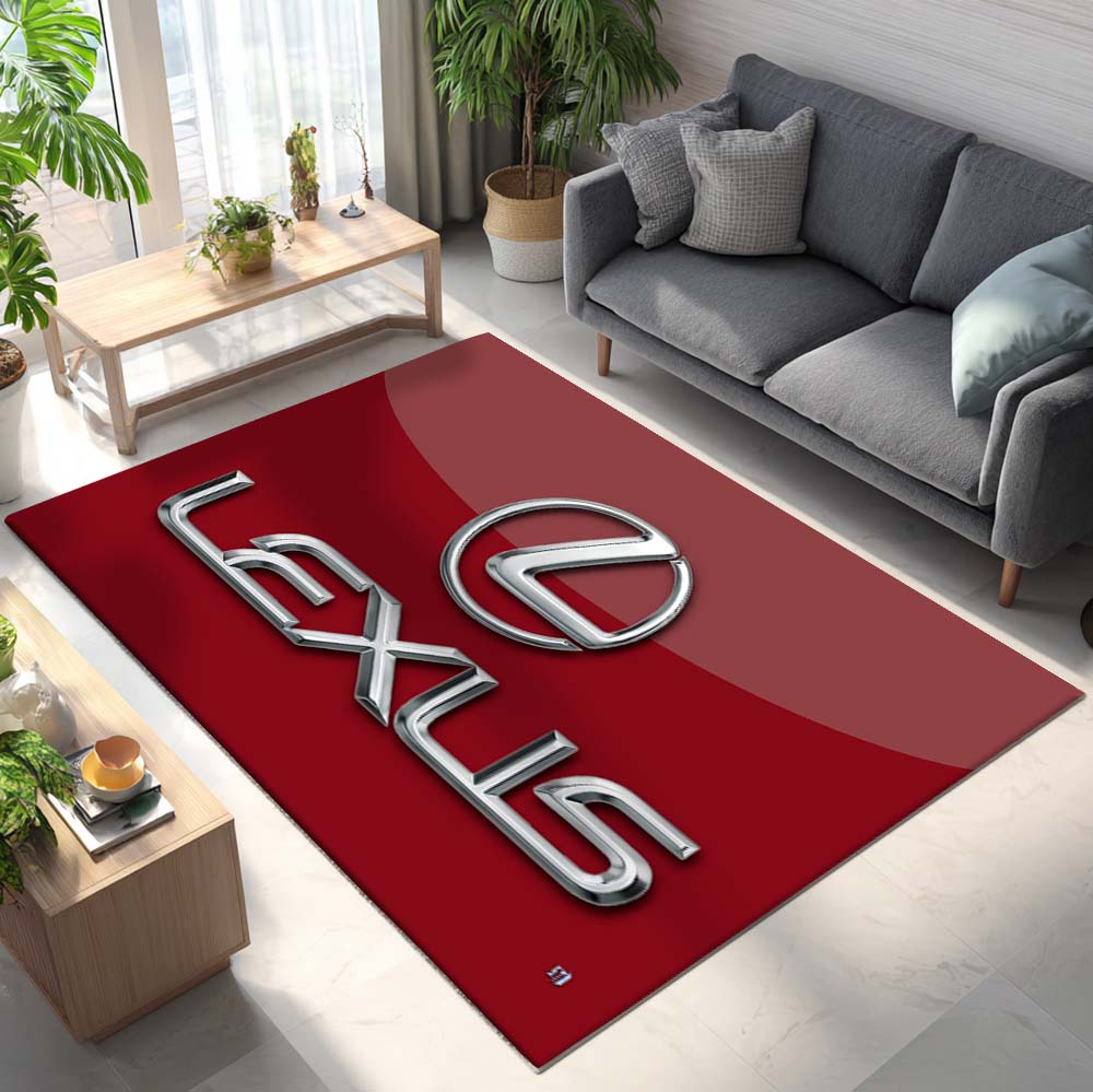 Red Lexus Teppich - Teppich mit Automotiv-Motiv