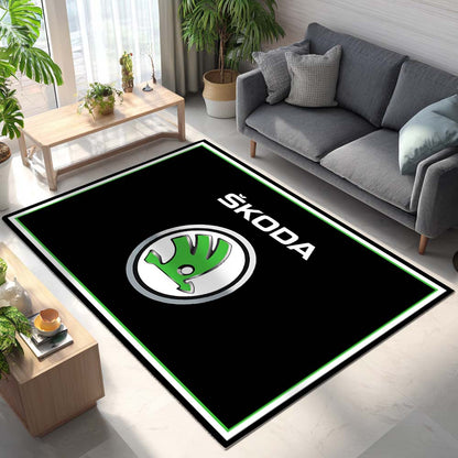Škoda Auto Teppich - Teppich mit Automotiv-Motiv