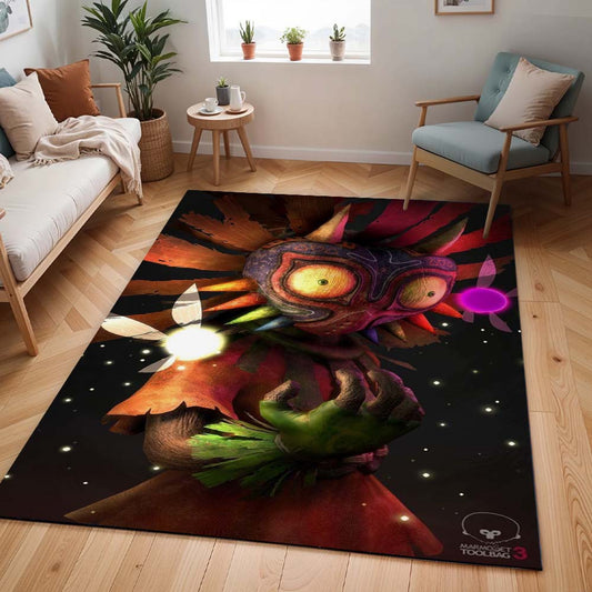 Schädelkind Majoras Maske Die Legende von Zelda Charakter Teppich - TOK