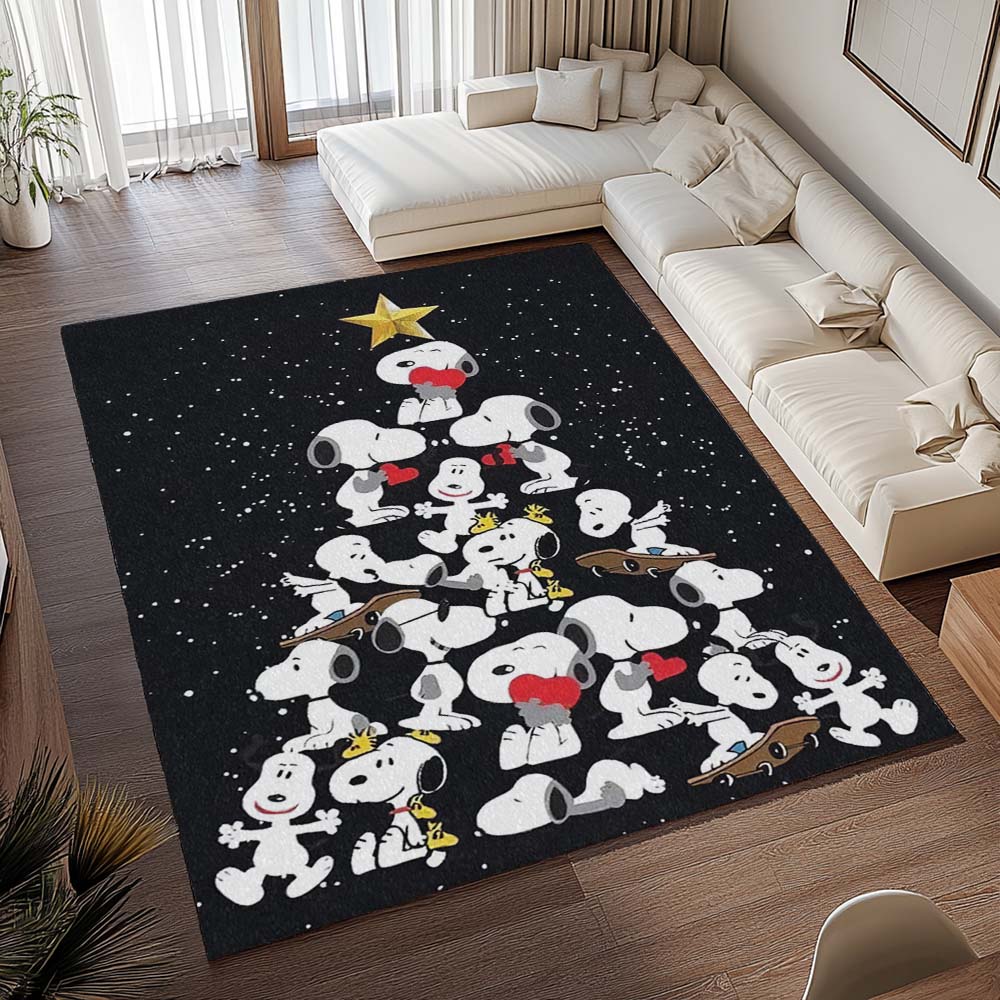 Snoopy – Weihnachtsbaum Teppich - TOK 2
