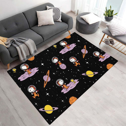 Snoopy und Woodstock zum Mond Teppich - TOK