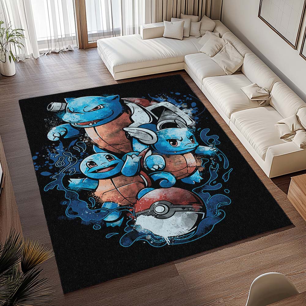 Schiggy – Wasser-Pokémon Teppich - TOK 2