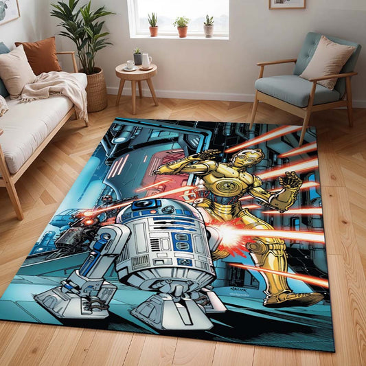 Star Wars Dunkle Droiden Roboter Teppich - TOK