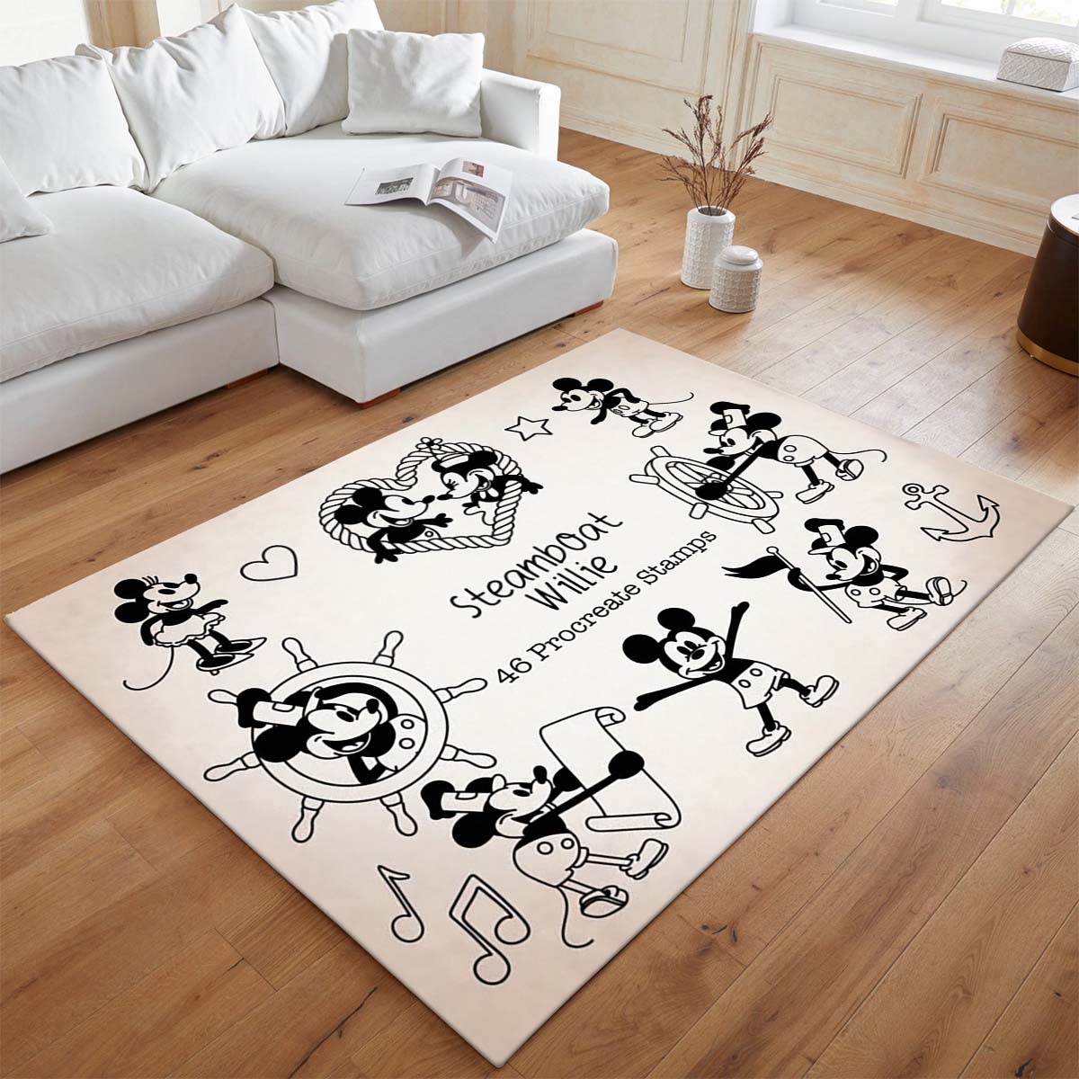 Steamboat Micky Maus Teppich - TOK 2