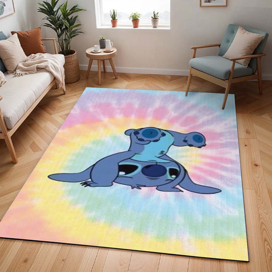 Stitch Bunter Hintergrund Teppich - TOK