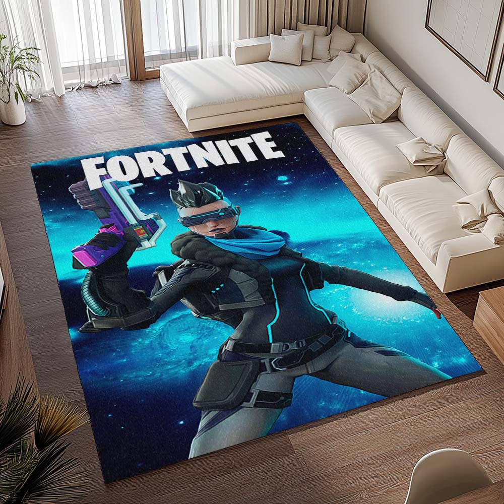 Gipfeljägerin Evie Fortnite Kapitel 3 Cyberpunk Teppich - TOK 2