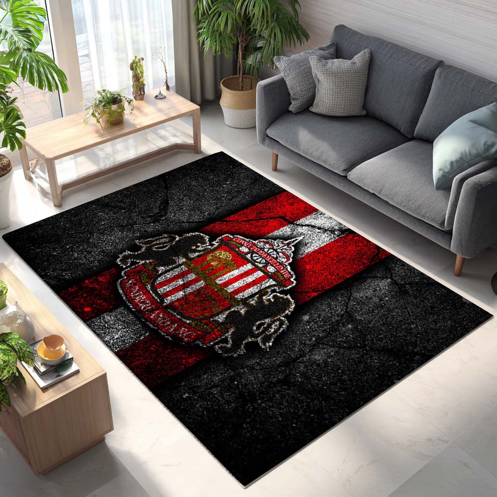 Sunderland A.F.C FC EFL Championship Cracked wall effect Teppich 2