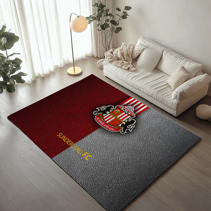 Sunderland A.F.C FC EFL Championship Leather Background Teppich