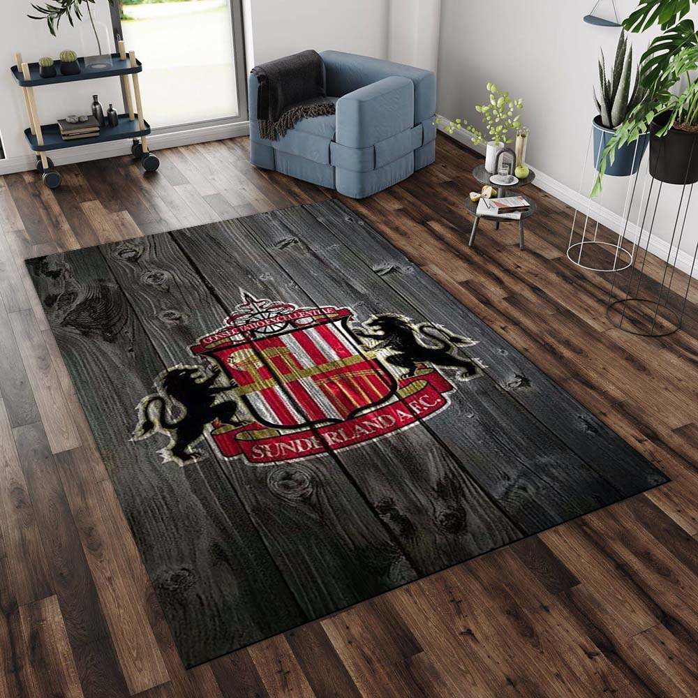 Sunderland A.F.C FC EFL Championship wooden background Teppich