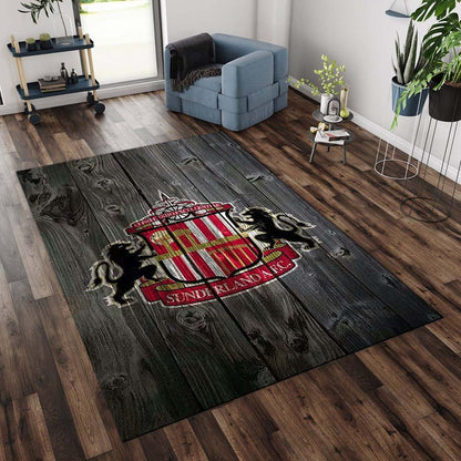 Sunderland A.F.C FC EFL Championship wooden background Teppich
