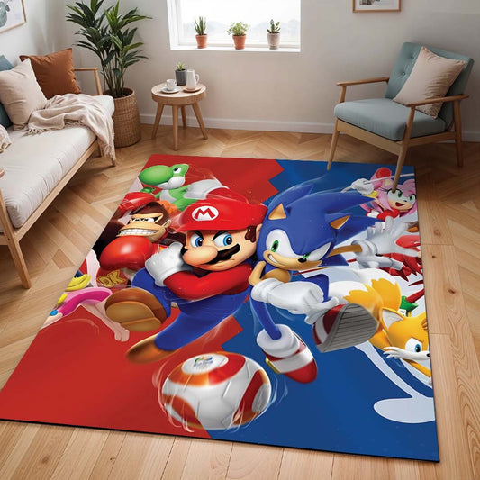 Super Mario & Sonic – Nintendo-Charaktere Teppich - TOK
