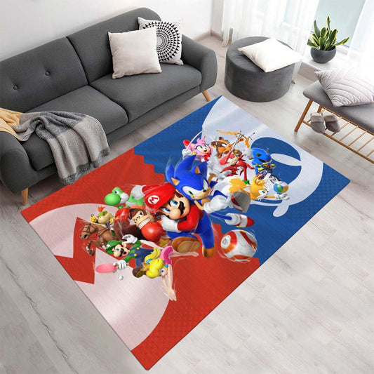 Super Mario & Sonic – Nintendo-Charaktere 2 Teppich - TOK