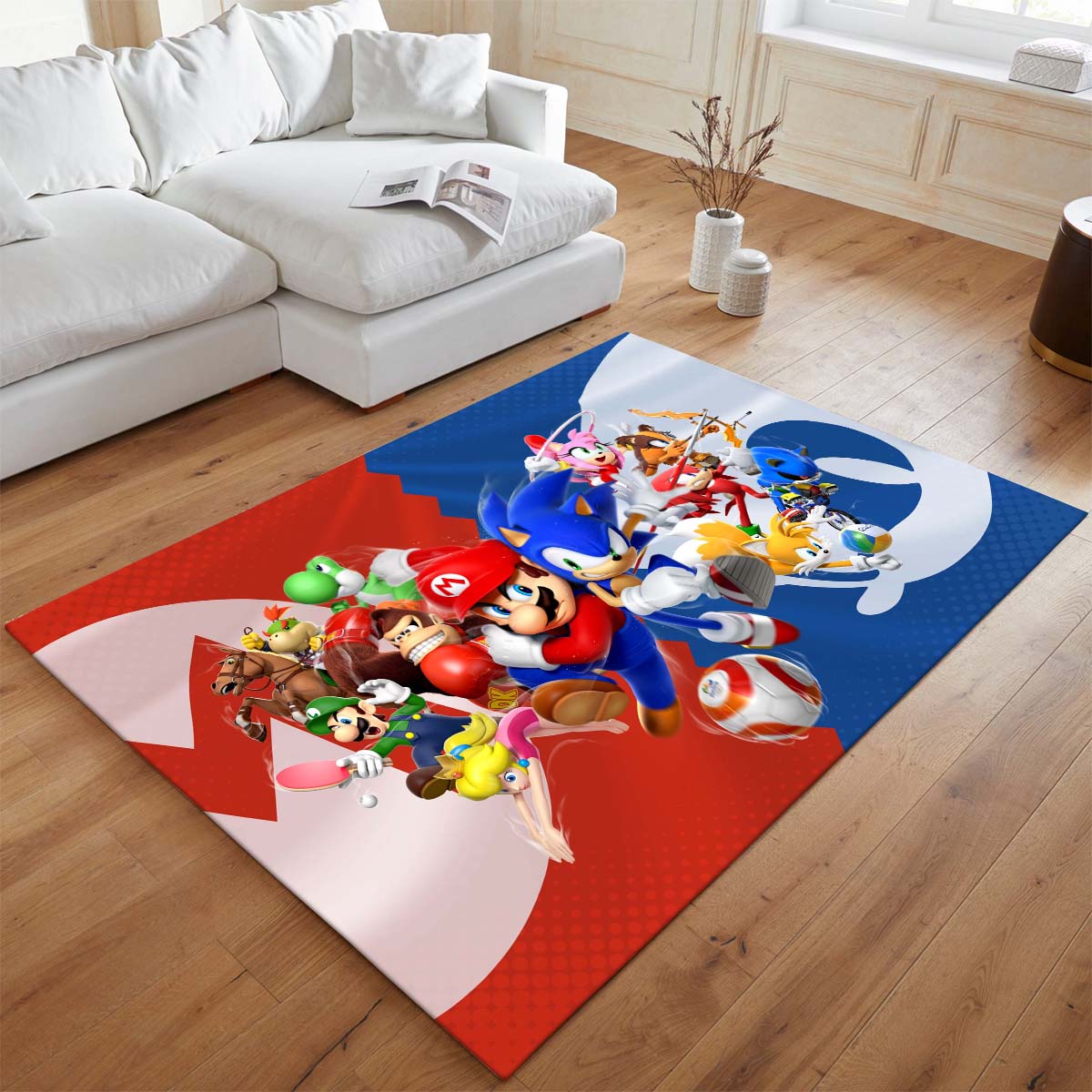 Super Mario & Sonic – Nintendo-Charaktere 2 Teppich - TOK 2