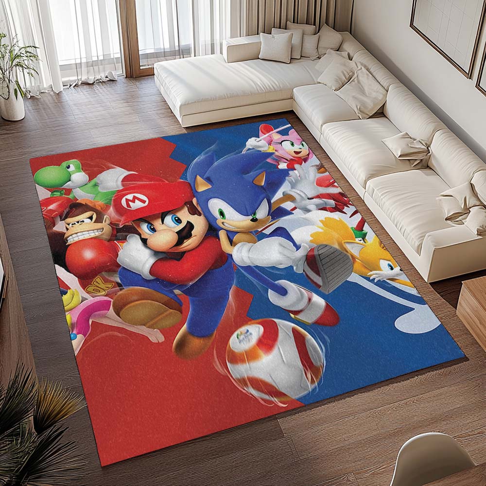 Super Mario & Sonic – Nintendo-Charaktere Teppich - TOK 2