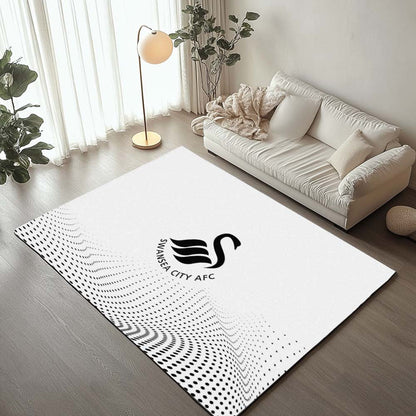Swansea City AFC EFL Championship Black Dot Background Teppich