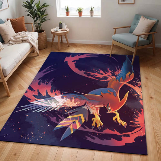 Fiaro Pokémon  - Talonflame Pokemon 7 Teppich - TOK