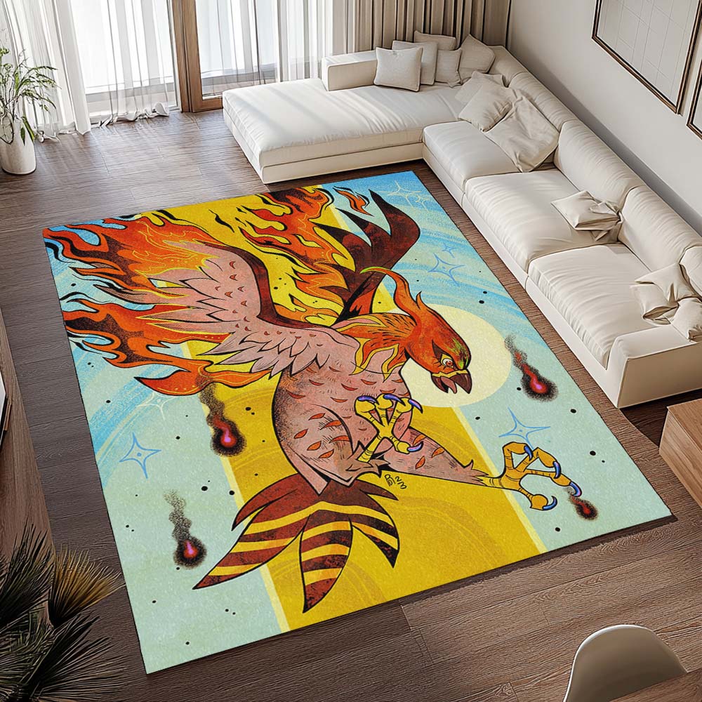 Fiaro Pokémon - Talonflame Pokemon Teppich - TOK 2