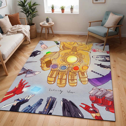 Thanos – Handschuhe – Avengers – Marvel – Infinity War Teppich - TOK