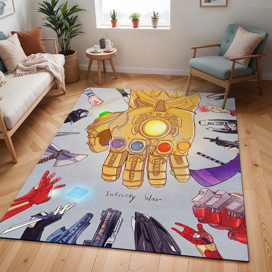 Thanos – Handschuhe – Avengers – Marvel – Infinity War Teppich - TOK