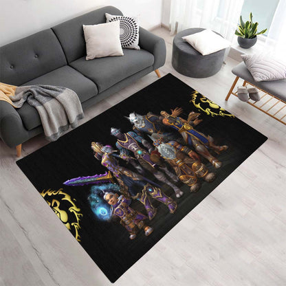 Die Allianz Armee World of Warcraft Hauptcharaktere Teppich - TOK