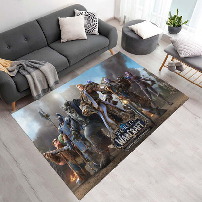 Die Allianz Armee World of Warcraft Hauptcharaktere 2 Teppich - TOK