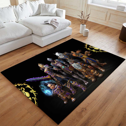Die Allianz Armee World of Warcraft Hauptcharaktere Teppich - TOK 2