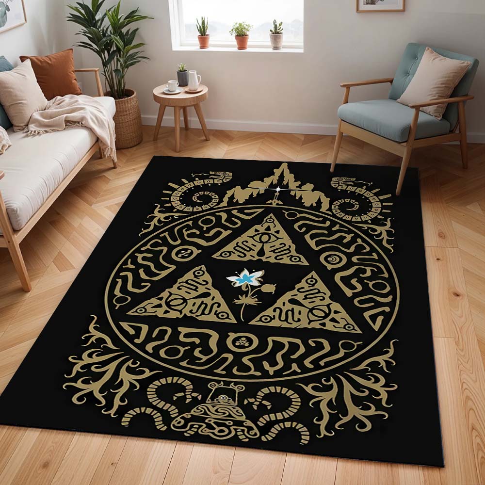 Die Legende von Zelda Breath of the Wild Triforce Teppich - TOK