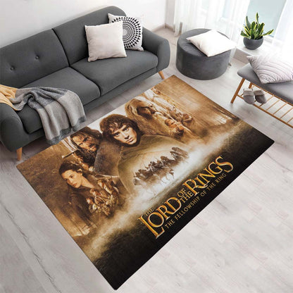 Der Herr der Ringe Die Gefährten Teppich - TOK