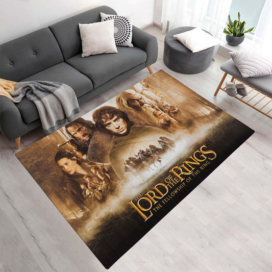 Der Herr der Ringe Die Gefährten Teppich - TOK