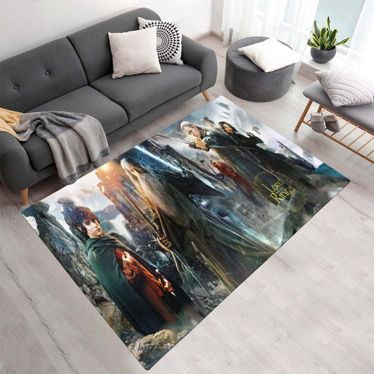 Der Herr der Ringe Gandalf Frodo Legolas Teppich - TOK