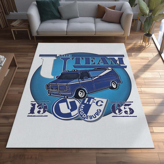 1. FC Magdeburg - FCM Teppich - Design 04 - Teppich für Fans