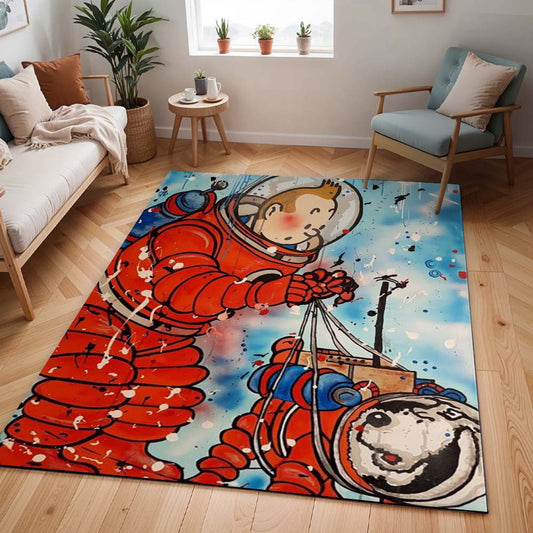 Tim und Struppi – Schritte auf dem Mond Teppich 2 - TOK