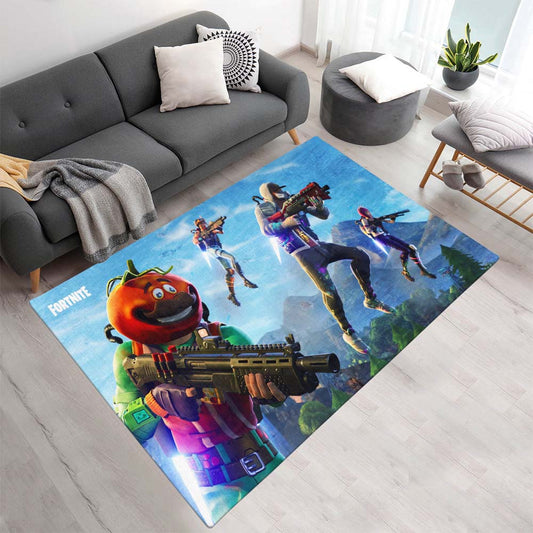 Tomatenkopf Fortnite Teamkampf Sprungtrupp Teppich - TOK
