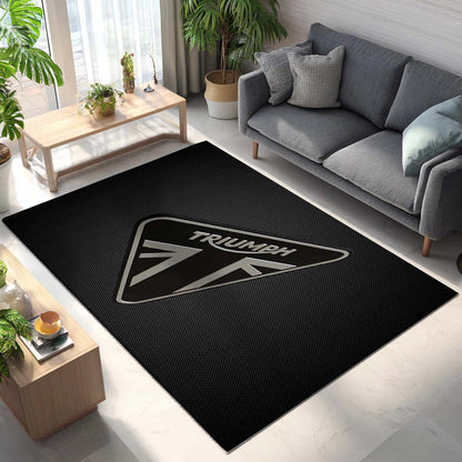 Triumph Metal Style 02 Teppich - Teppich mit Automotiv-Motiv