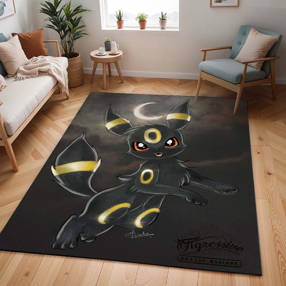 Nachtara Pokémon  - Umbreeon Pokemon 16 Teppich - TOK