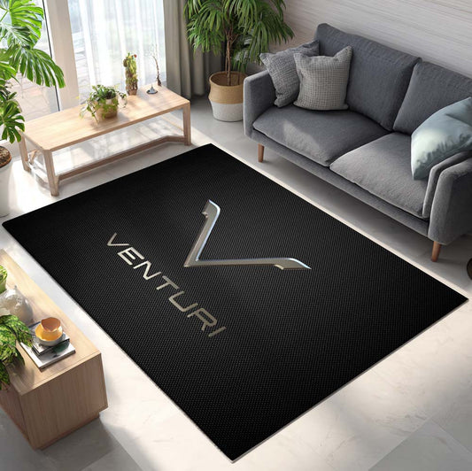 Venturi Metal Logo Teppich - Teppich mit Automotiv-Motiv