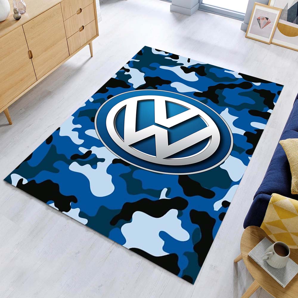 Volkswagen Blue Style Teppich - Teppich mit Automotiv-Motiv