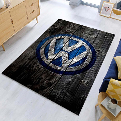 Volkswagen Wooden Style Teppich - Teppich mit Automotiv-Motiv
