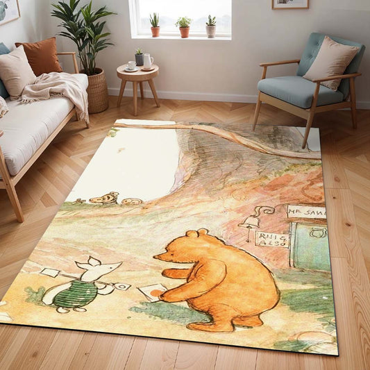 Winnie Pooh und Ferkel 2 Teppich - TOK