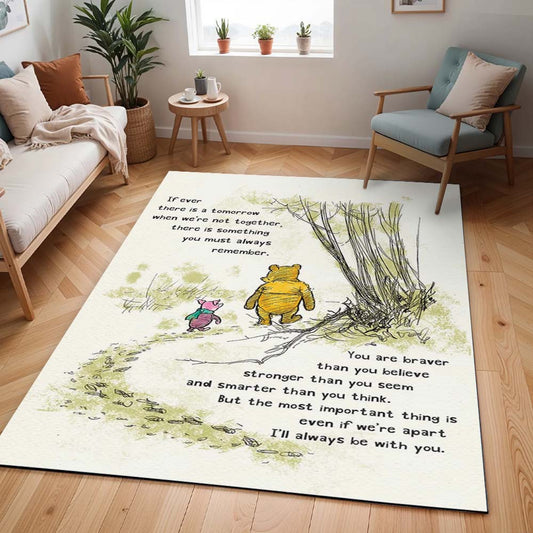 Winnie Pooh und Ferkel 4 Teppich - TOK
