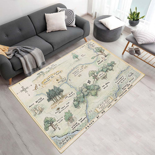 Winnie Pooh Karte Teppich - TOK