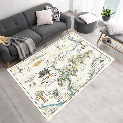 Winnie Pooh Karte 2 Teppich - TOK