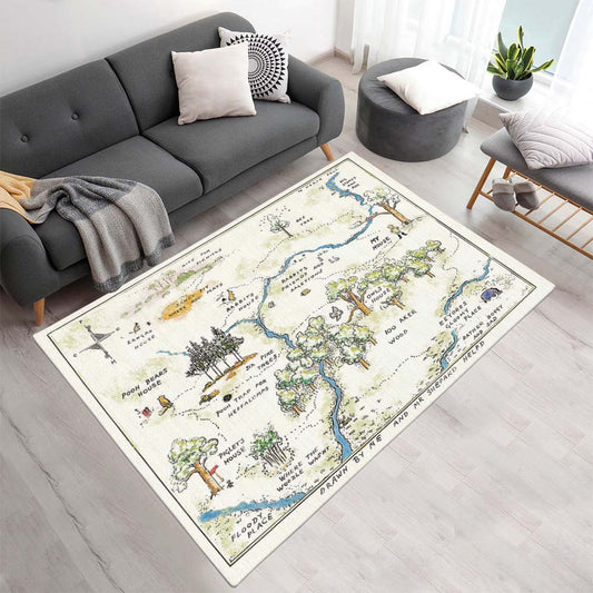 Winnie Pooh Karte 2 Teppich - TOK