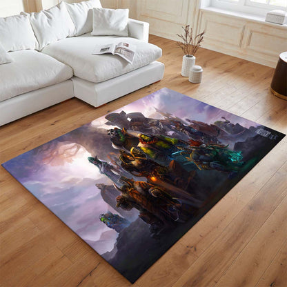 World of Warcraft Alle Charaktere Anduin Wrynn Thrall Vol'jin Muradin Bronzebart Teppich - TOK 2